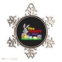The Hunt is On! Easter Rabbit Egg Hunt Ornament thumb 0