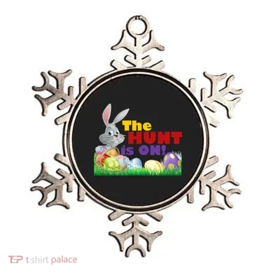 The Hunt is On! Easter Rabbit Egg Hunt Ornament