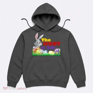 The Hunt is On! Easter Rabbit Egg Hunt Hoodie