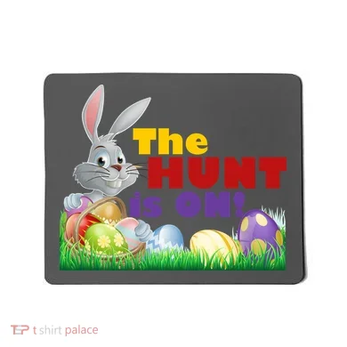 The Hunt is On! Easter Rabbit Egg Hunt Mousepad
