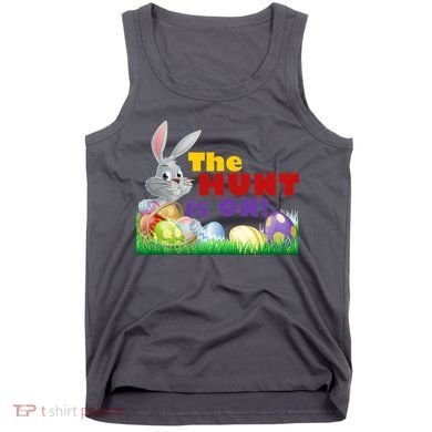 The Hunt is On! Easter Rabbit Egg Hunt Tank Top