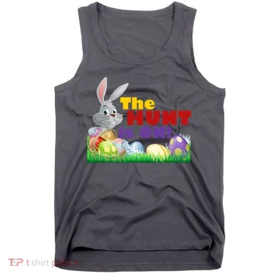 The Hunt is On! Easter Rabbit Egg Hunt Tank Top