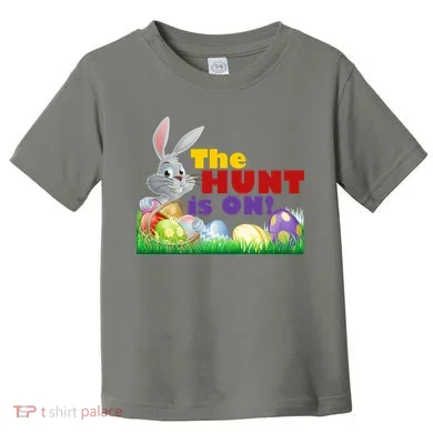The Hunt is On! Easter Rabbit Egg Hunt Toddler T-Shirt