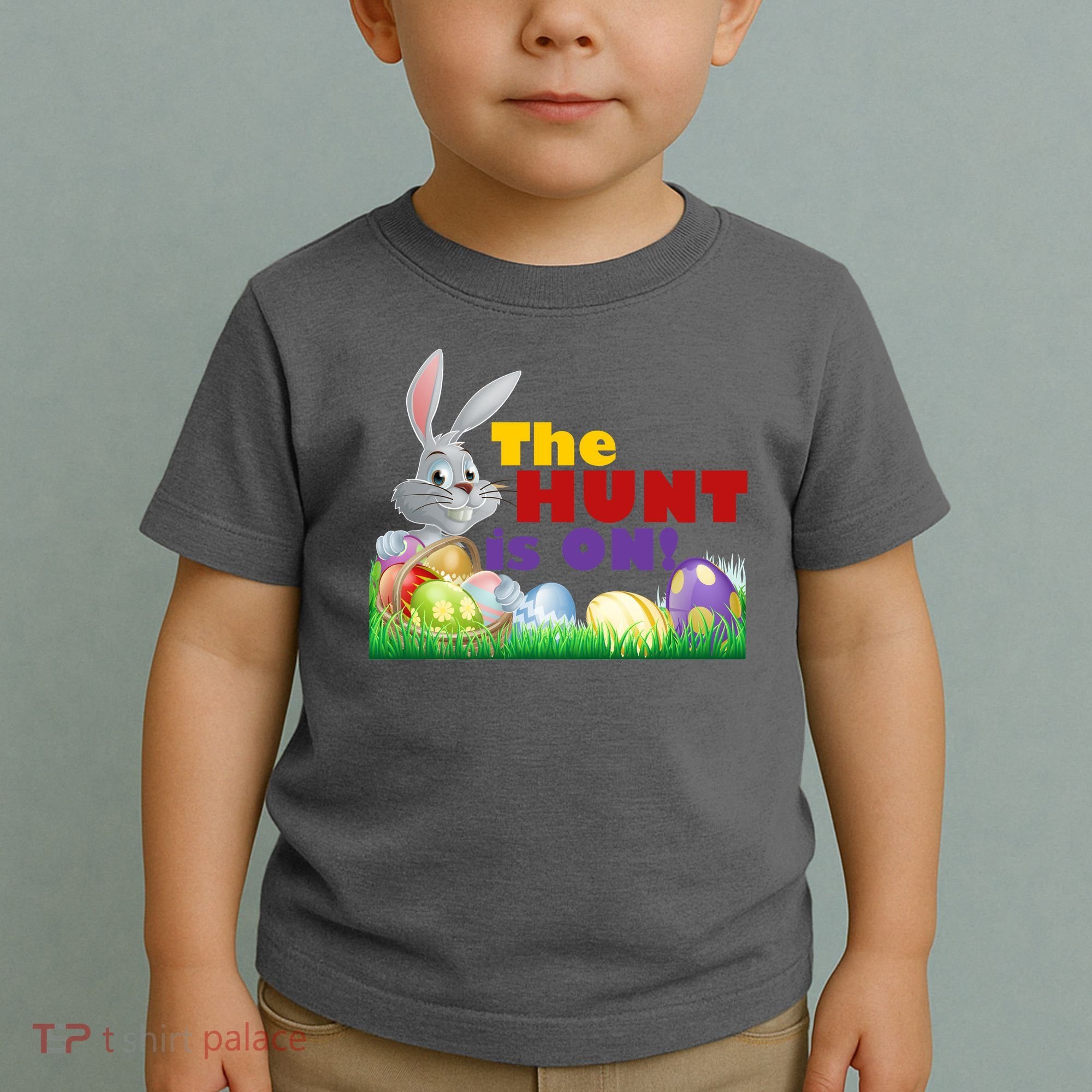 The Hunt is On! Easter Rabbit Egg Hunt Toddler T-Shirt
