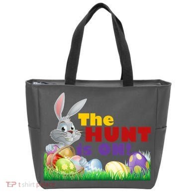 The Hunt is On! Easter Rabbit Egg Hunt Tote Bag