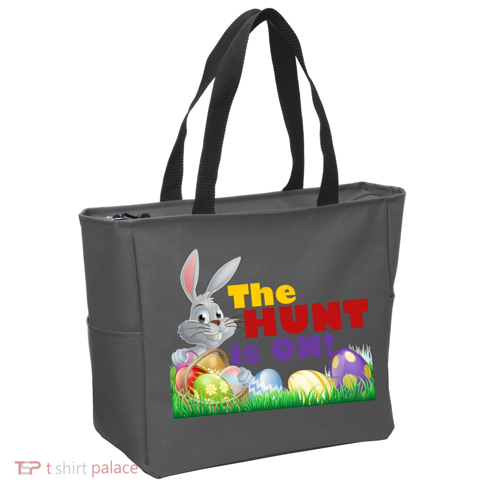 The Hunt is On! Easter Rabbit Egg Hunt Tote Bag