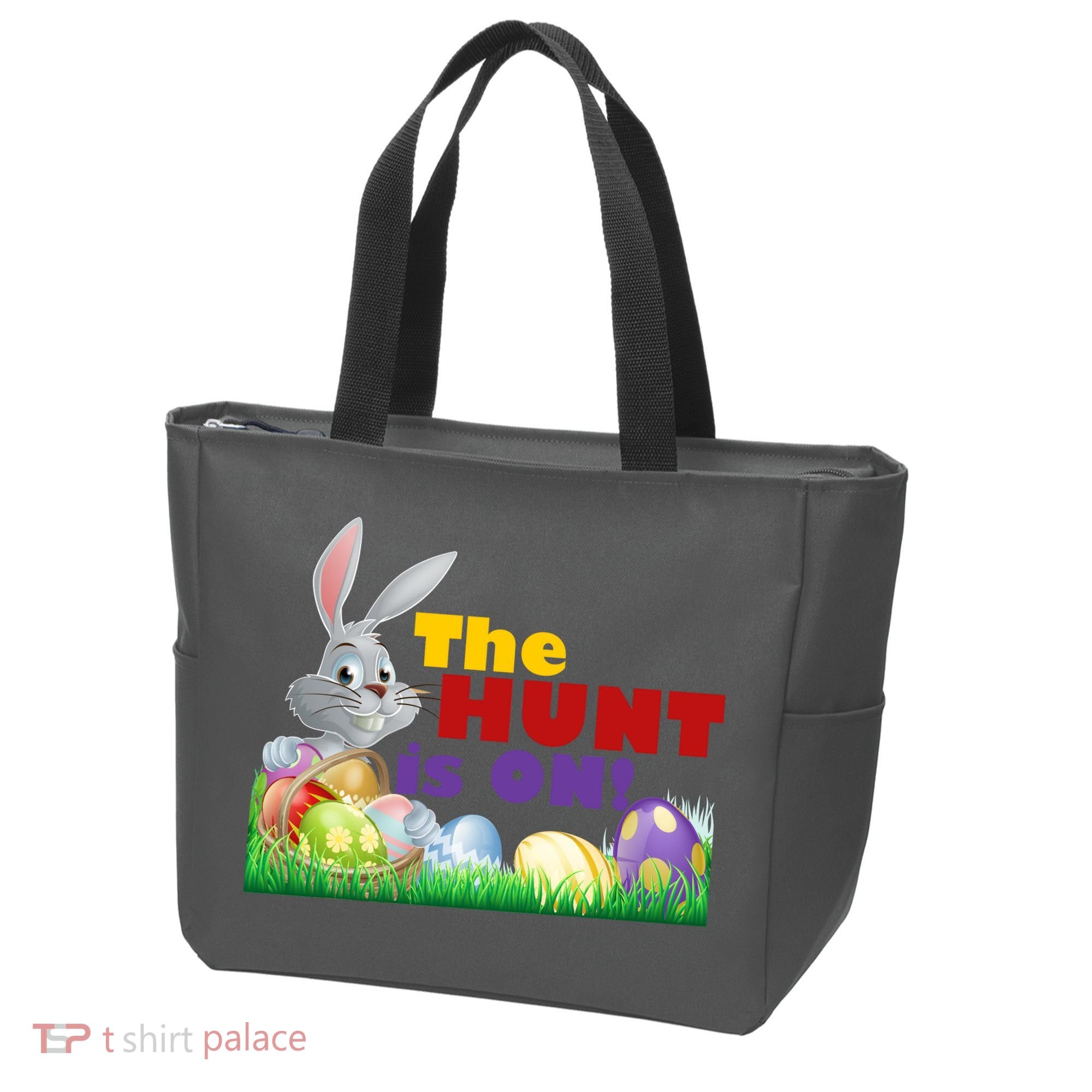 The Hunt is On! Easter Rabbit Egg Hunt Tote Bag
