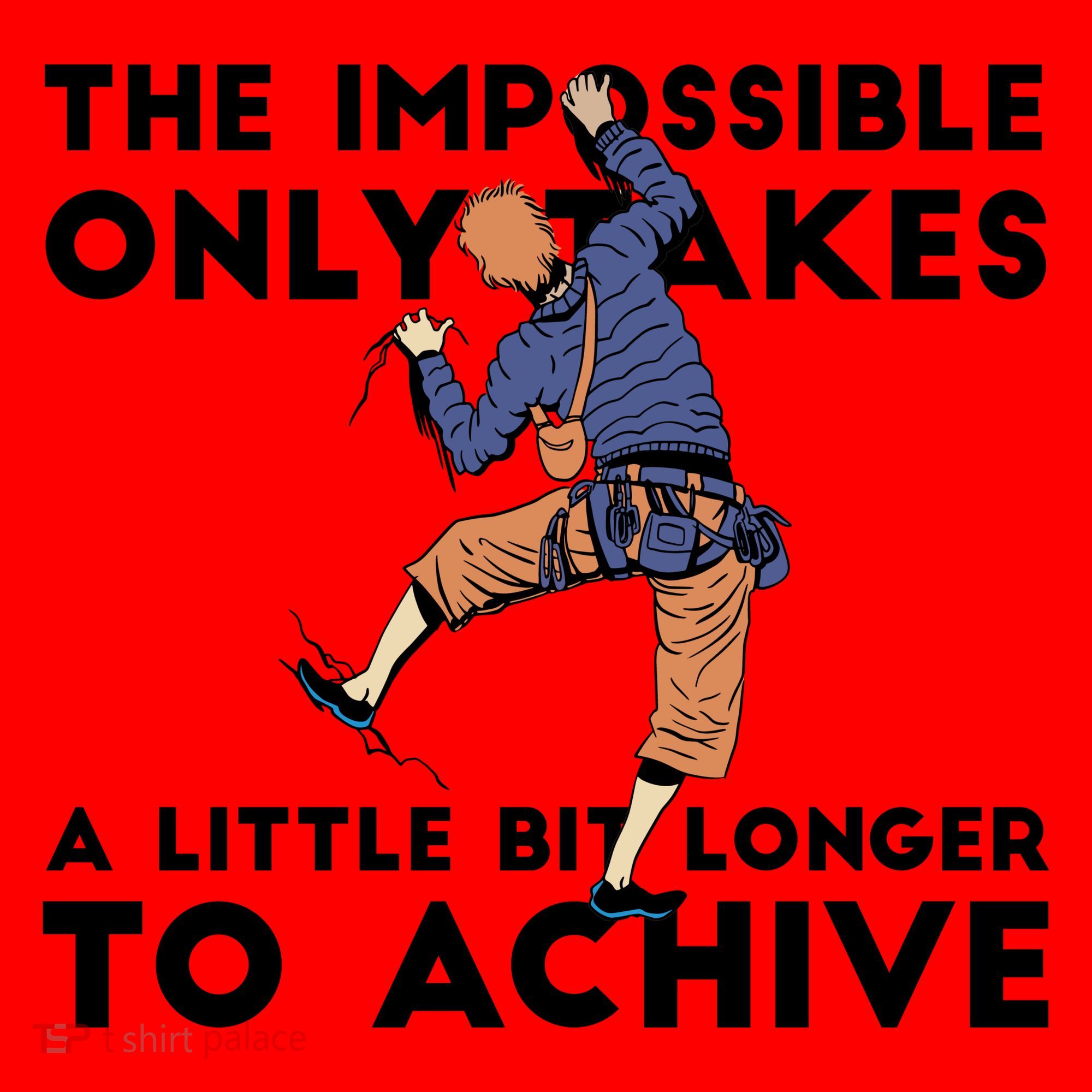 The Impossible Only Takes A Little Bit Longer To Achive Santa Hat
