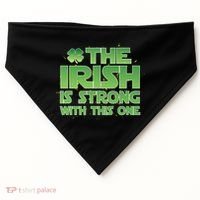 The Irish Is Strong With This One USA-Made Doggie Bandana thumb 0