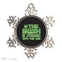 The Irish Is Strong With This One Ornament thumb 0