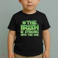 The Irish Is Strong With This One Toddler T-Shirt thumb 2