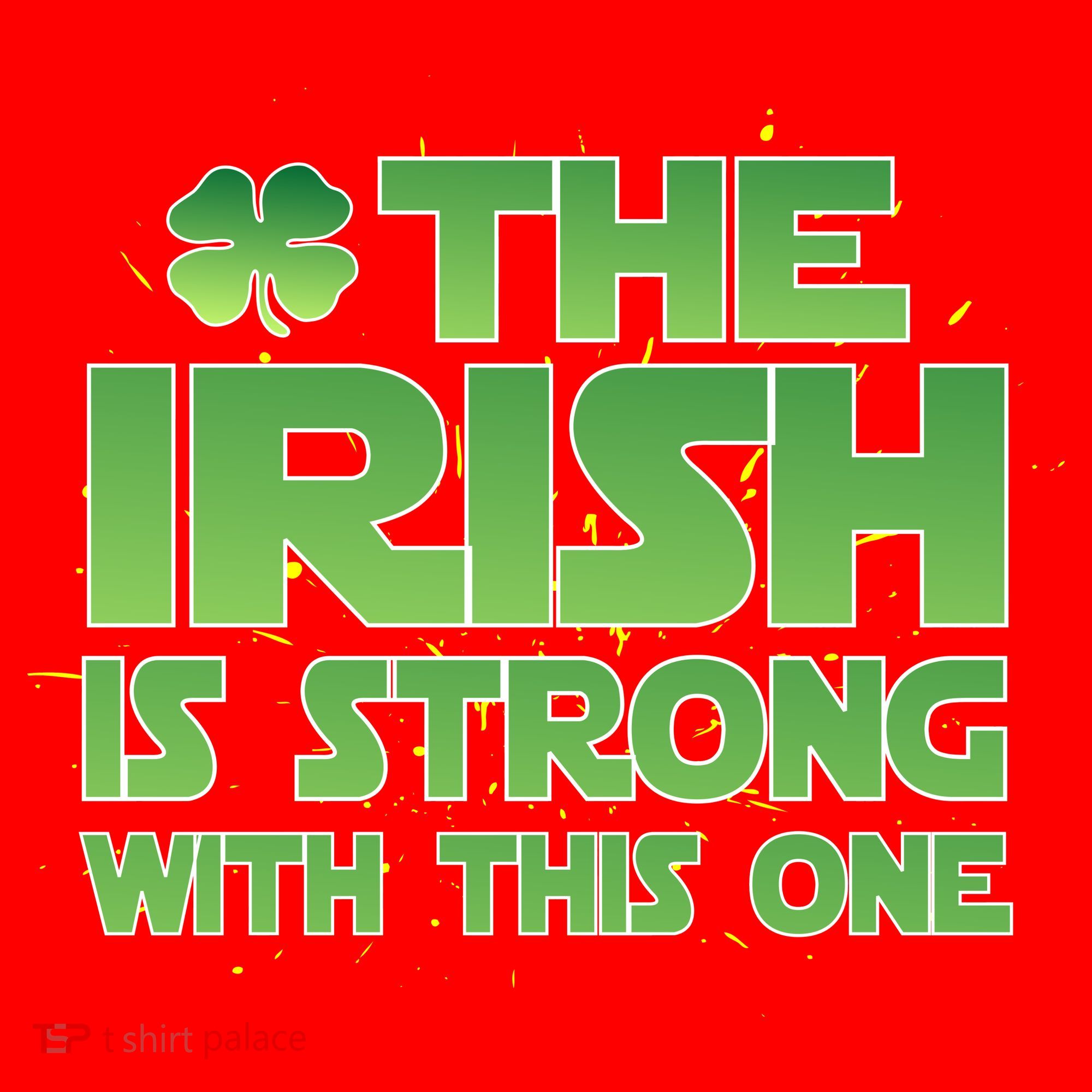 The Irish Is Strong With This One Santa Hat