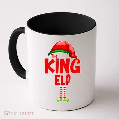 The King Elf Christmas Coffee Mug