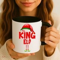 The King Elf Christmas Coffee Mug thumb 3