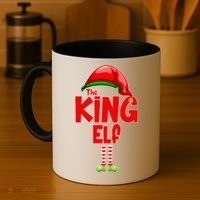 The King Elf Christmas Coffee Mug thumb 4