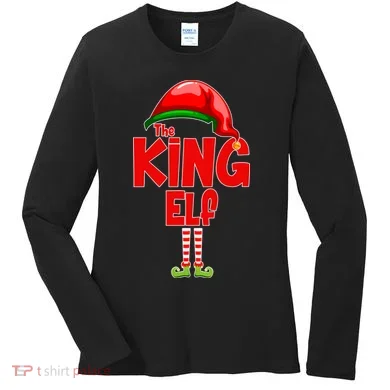 The King Elf Christmas Women's Long Sleeve Shirt