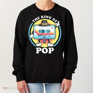 The King of Pop Retro Cassette Tape Women's Sweatshirt