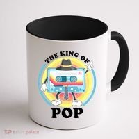 The King of Pop Retro Cassette Tape Coffee Mug thumb 1