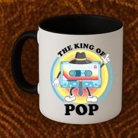 The King of Pop Retro Cassette Tape Coffee Mug thumb 2