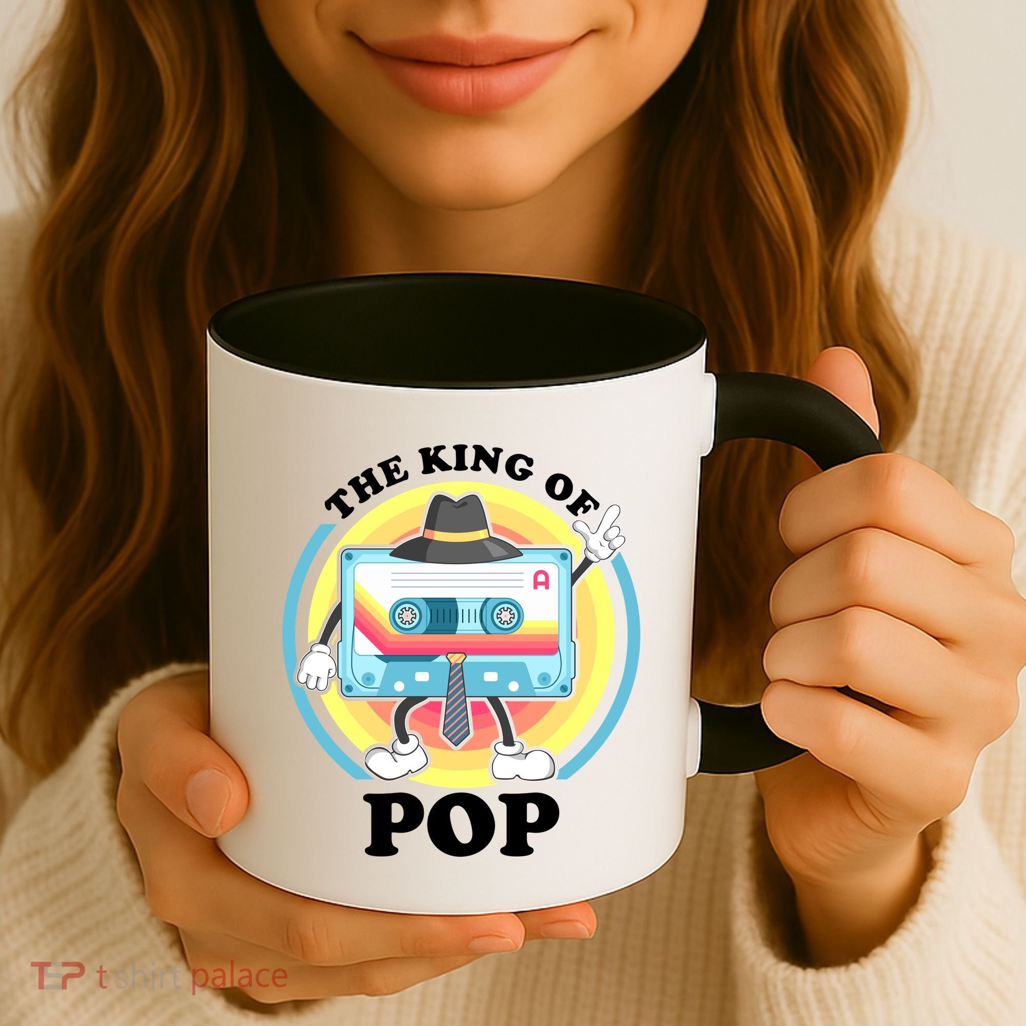 The King of Pop Retro Cassette Tape Coffee Mug