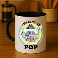 The King of Pop Retro Cassette Tape Coffee Mug thumb 4