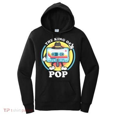 The King of Pop Retro Cassette Tape Women's Hoodie