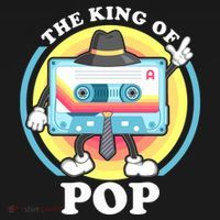The King of Pop Retro Cassette Tape Women's Hoodie thumb 2