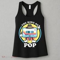 The King of Pop Retro Cassette Tape Women's Tank Top thumb 3