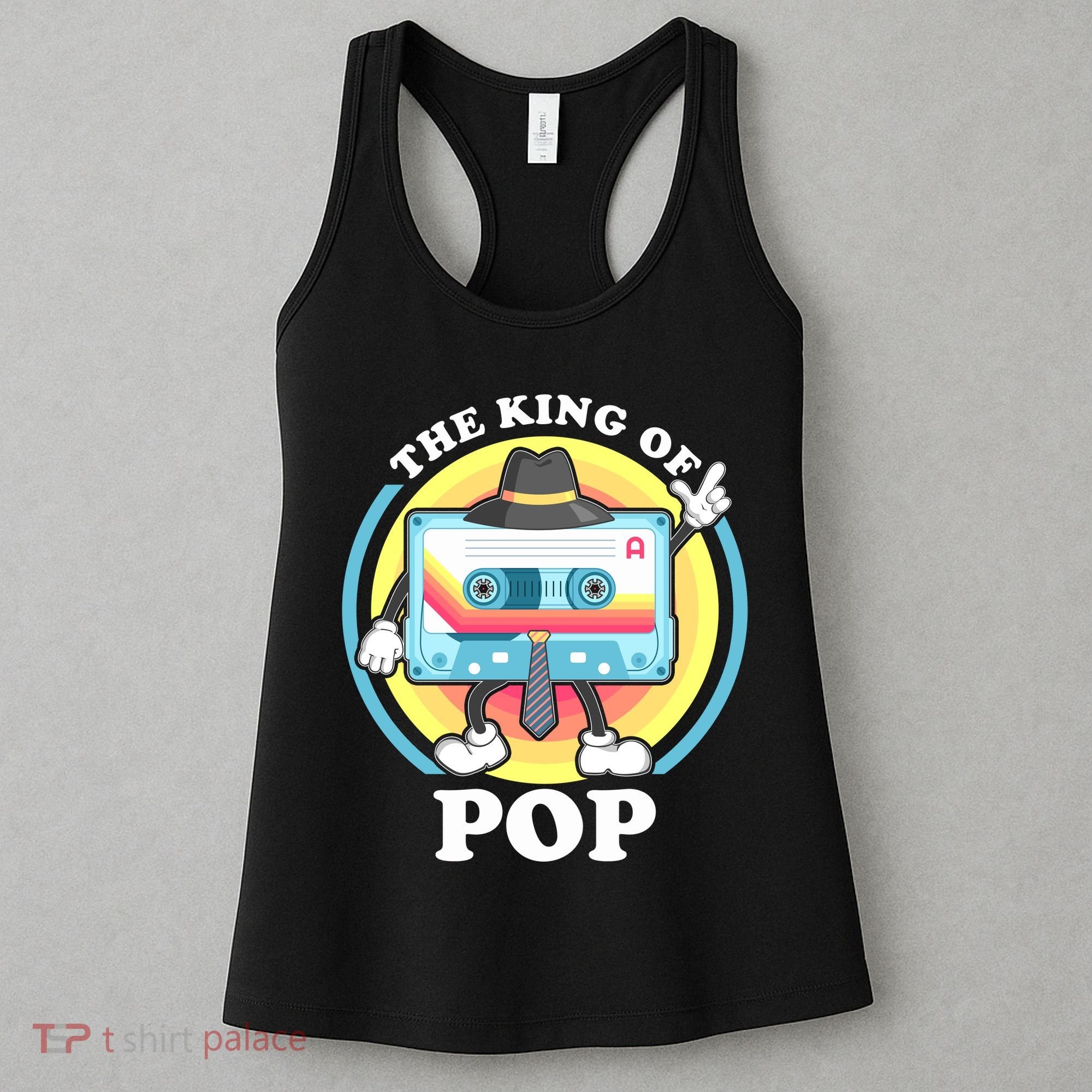 The King of Pop Retro Cassette Tape Women's Tank Top