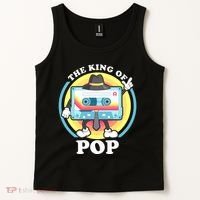 The King of Pop Retro Cassette Tape Tank Top thumb 2