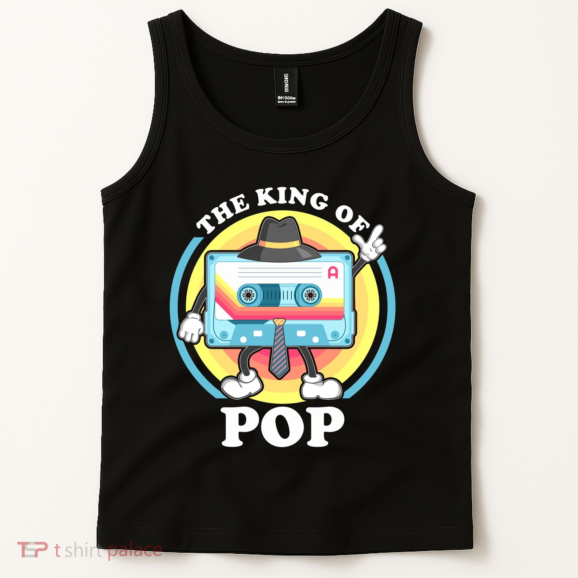 The King of Pop Retro Cassette Tape Tank Top
