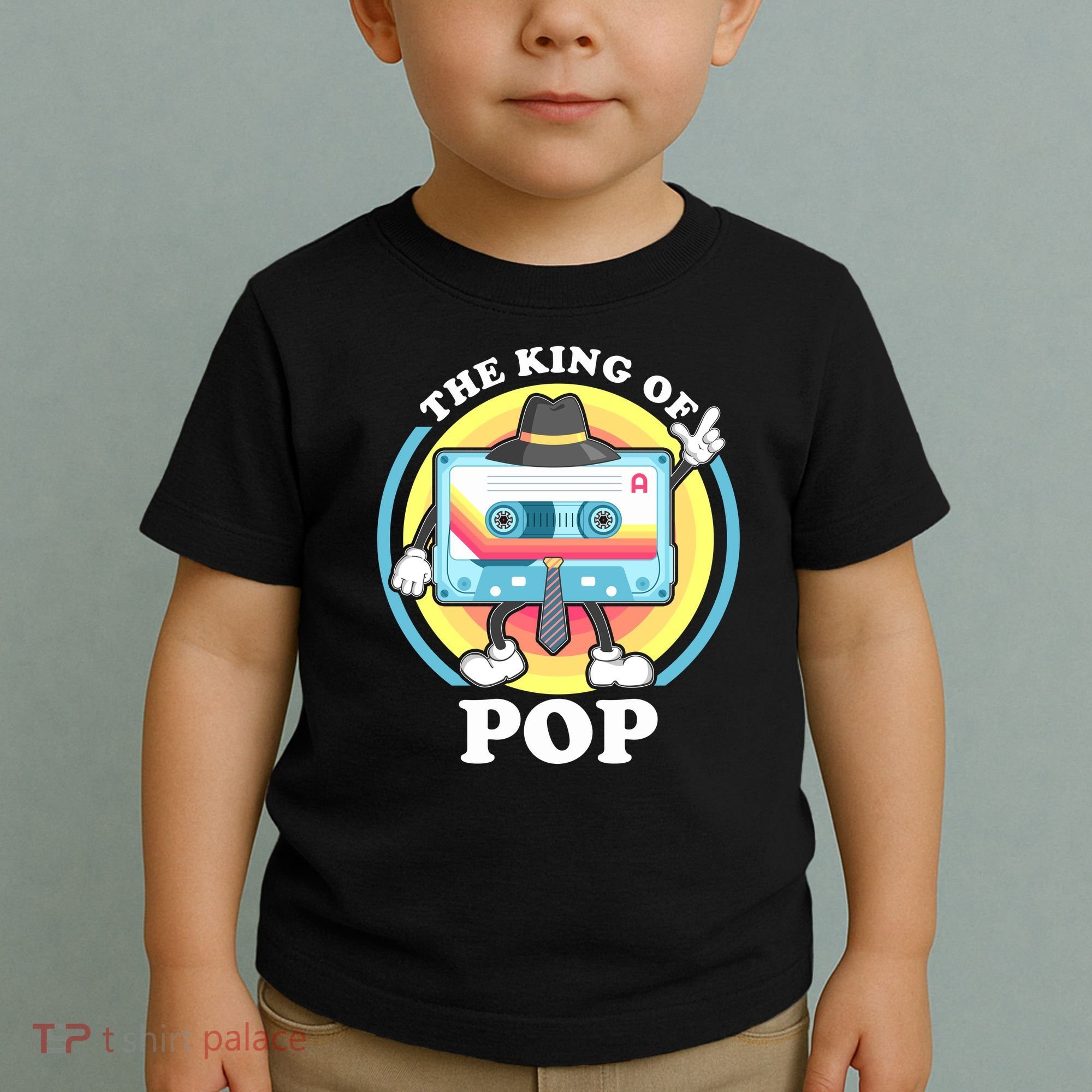 The King of Pop Retro Cassette Tape Toddler T-Shirt