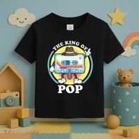 The King of Pop Retro Cassette Tape Toddler T-Shirt thumb 3