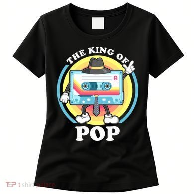 The King of Pop Retro Cassette Tape Women's T-Shirt