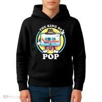 The King of Pop Retro Cassette Tape Kids Hoodie thumb 4