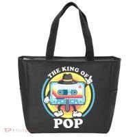 The King of Pop Retro Cassette Tape Tote Bag thumb 0