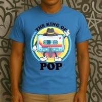 The King of Pop Retro Cassette Tape T-Shirt thumb 3