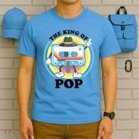 The King of Pop Retro Cassette Tape T-Shirt thumb 5