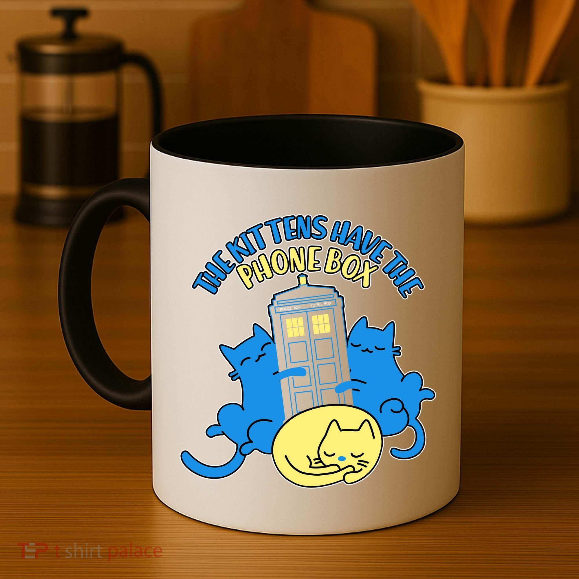 The Kittens Have The Phone Box Coffee Mug
