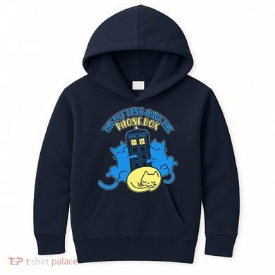The Kittens Have The Phone Box Kids Hoodie