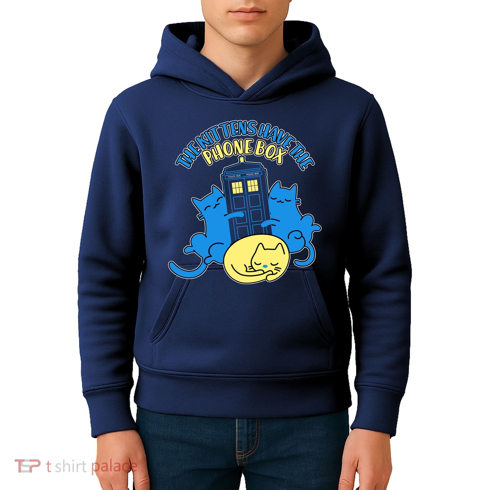 The Kittens Have The Phone Box Kids Hoodie