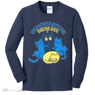 The Kittens Have The Phone Box Kids Long Sleeve Shirt