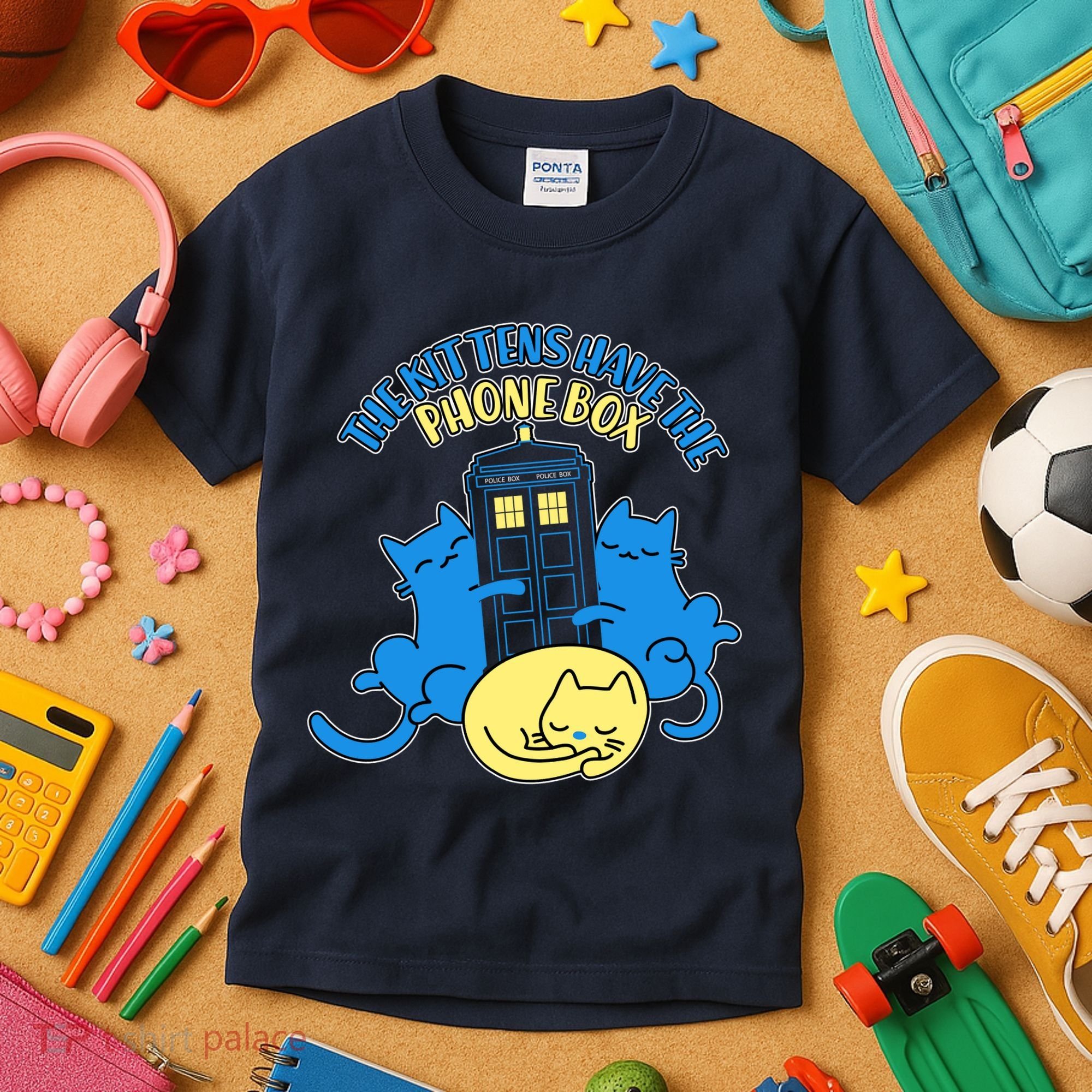 The Kittens Have The Phone Box Kids T-Shirt