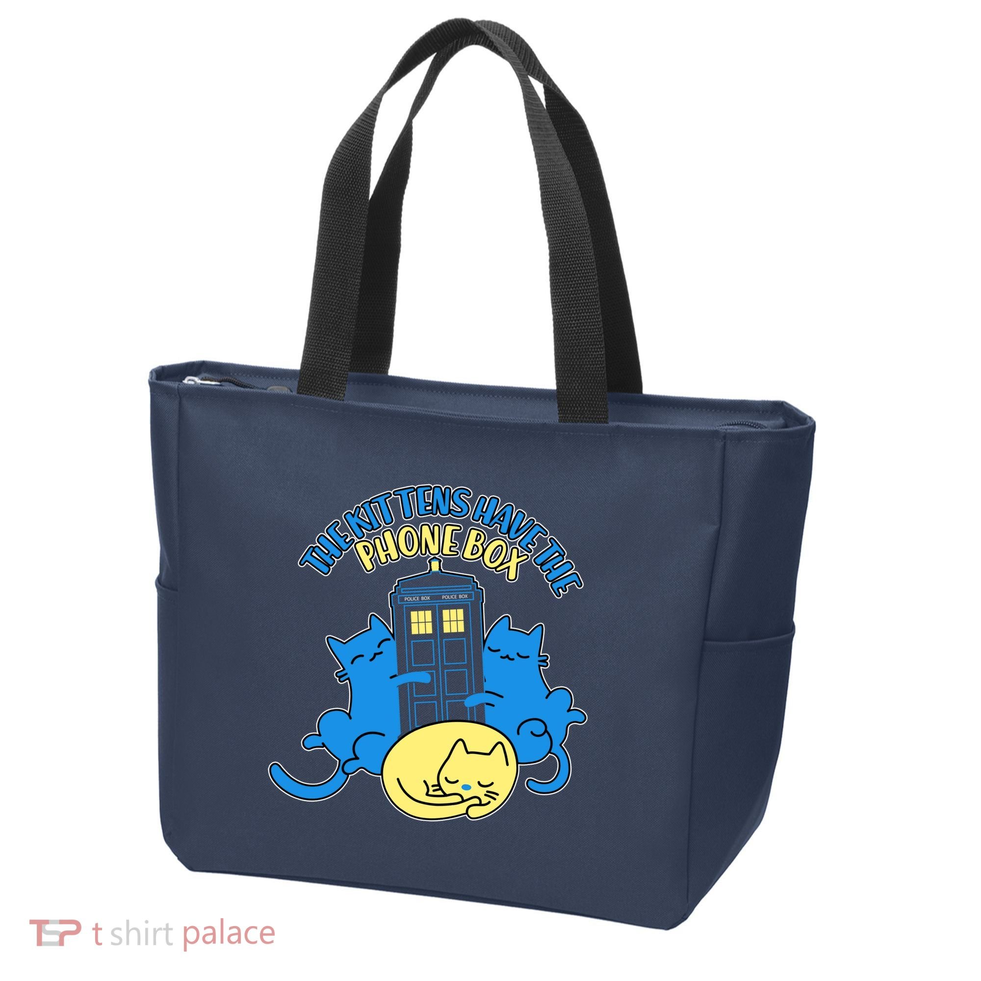 The Kittens Have The Phone Box Tote Bag