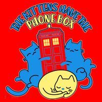The Kittens Have The Phone Box Santa Hat thumb 1