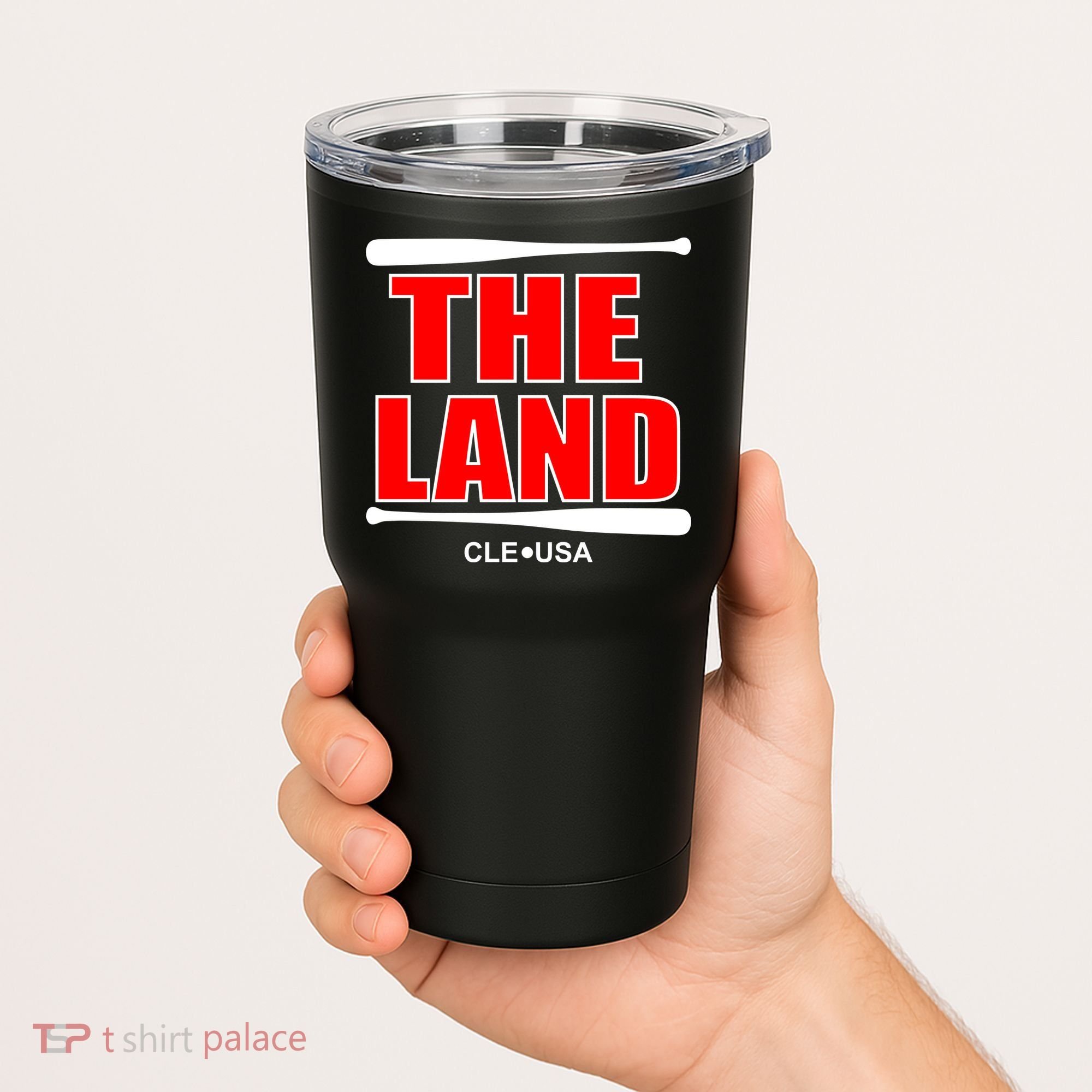 The Land Cleveland, Ohio Baseball Tumbler