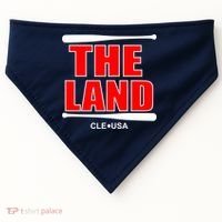The Land Cleveland, Ohio Baseball USA-Made Doggie Bandana thumb 0