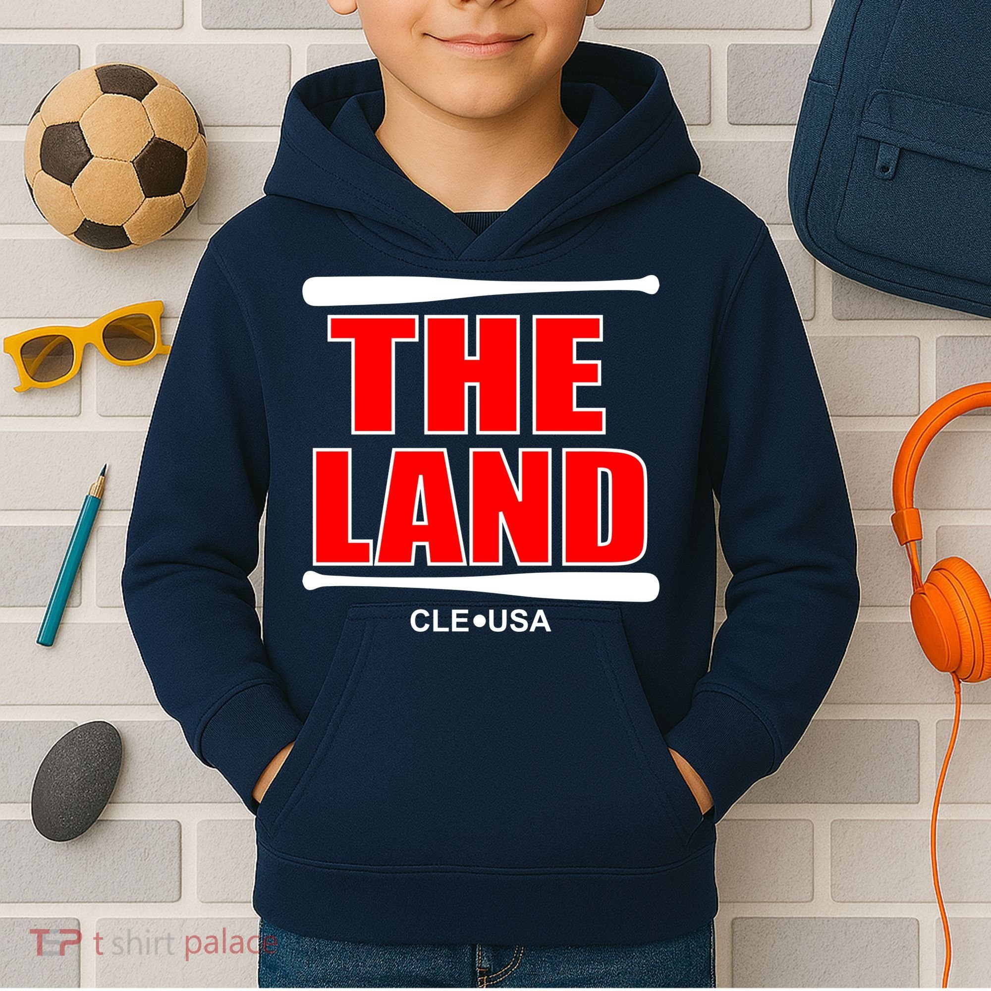 The Land Cleveland, Ohio Baseball Kids Hoodie