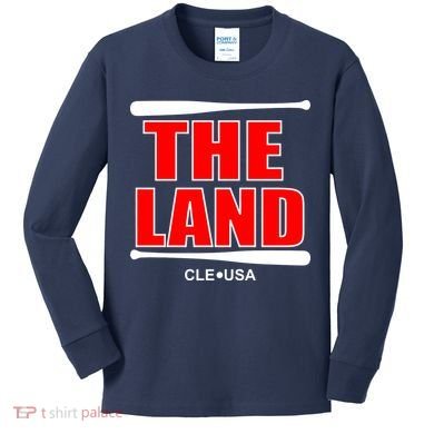 The Land Cleveland, Ohio Baseball Kids Long Sleeve Shirt