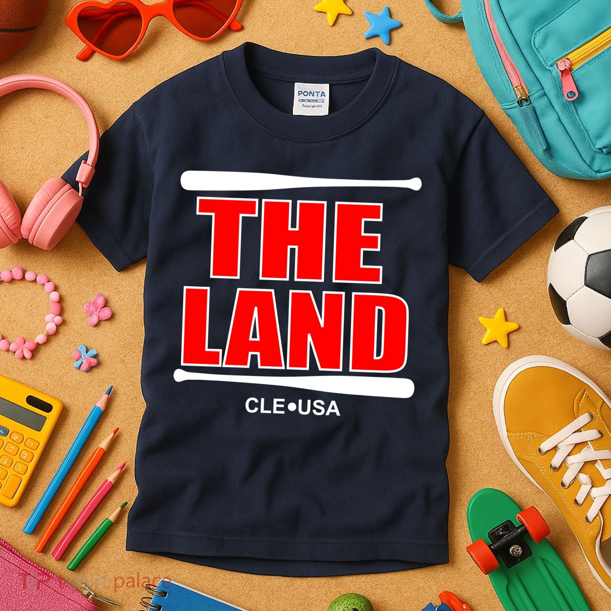 The Land Cleveland, Ohio Baseball Kids T-Shirt